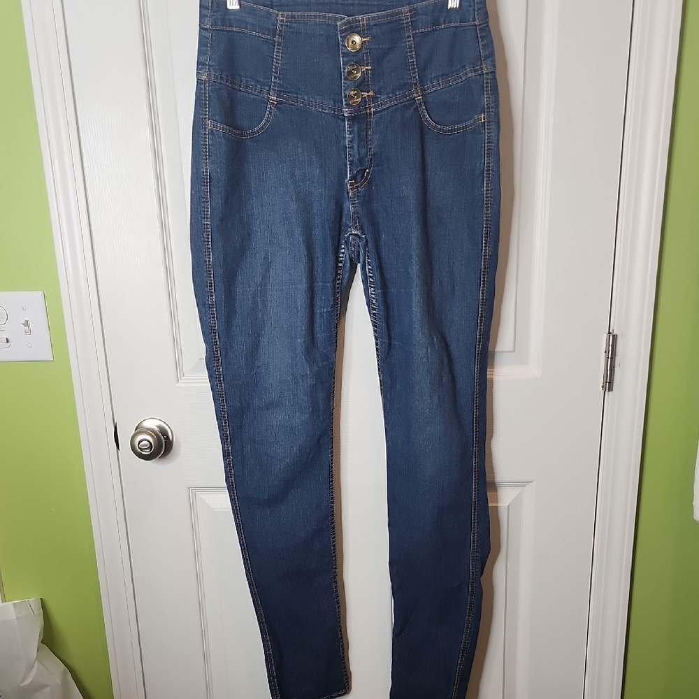 Apple Bottom Jeans Y2K 2000s High Waisted Slim Straight Fit, Women's Size 9